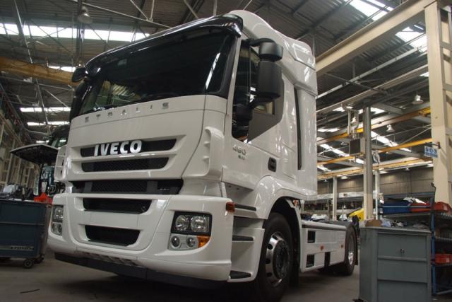 Modelos como el Ecostralis, especialmente optimizado para ahorrar combustible ayudarán a Iveco en sus resultados.